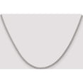 thumbnail image 5 of Sterling Silver 3mm Curb Chain (18 X 3) Made In India qcb080-18, 5 of 5