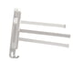 thumbnail image 4 of Toallero de barra autoadhesivo para baño, toallero, colgador de toallas de acero inoxidable 3 Varillas Blanco, 4 of 6