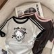 thumbnail image 2 of MINISO Sanrio-camisetas de manga corta Kawaii para niños y adultos, Camiseta de algodón con estampado de dibujos animados de Anime, cuello redondo informal, 2 of 4