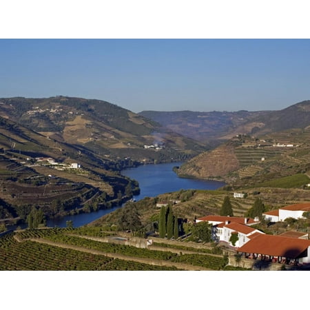 Douro Valley, Pinhao, Quinta Nova De Nossa Senhora Do Carmo Estate - First Wine Hotel in Portugal Print Wall Art By Camilla
