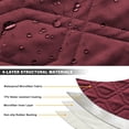 thumbnail image 2 of 30inch Recliner Slipcovers Waterproof Sofa Cover Recliner Chair Cover Quilting Craft Anti-slip Suitable For Pets Indoor Bedroom Office Living Room Home Décor,Burgundy, 2 of 6