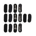 thumbnail image 4 of 7 pares de almohadillas para el cabello invisibles y esponjosas, color negro, para mujeres y niñas, peinado DIY, 4 of 5