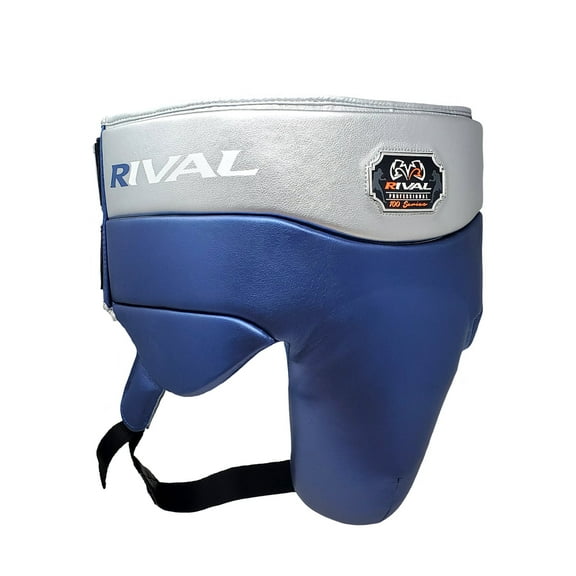 Rival Boxing RNFL100 Professional No Foul Groin Protector - Large - Blue/Silver