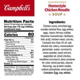 thumbnail image 3 of Campbell’s Condensed Homestyle Chicken Noodle Soup, 10.5 oz Can (4 Pack), 3 of 14