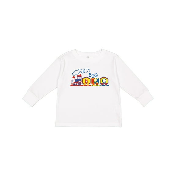 Inktastic Train Big Bro Boys Long Sleeve Toddler T-Shirt