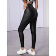 thumbnail image 3 of Legging Vinipiel Negro Malla Mujer Cuero Sintético Stretch LOLE Vinipiel, 3 of 5