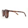 thumbnail image 3 of Polarized Gentlemanly Minimal Keyhole Bridge Thin Horn Rim Sunglasses Matte Tort - Brown, 3 of 4
