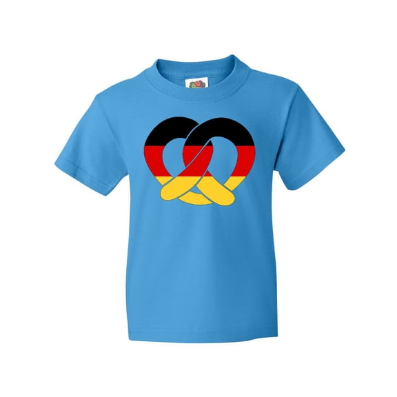 Inktastic German Flag in Pretzel Shape Youth T-Shirt