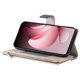 thumbnail image 4 of Funda cartera GANGXUN para OPPO Reno 13 Pro , cuero PU con tarjetero, cremallera, correa de mano, soporte y protección 736°, 4 of 6
