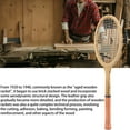 thumbnail image 3 of Wooden Tennis Racket, Decor Long History Collection Wood Tennis Racket  for Bedroom, 3 of 7