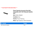 thumbnail image 2 of Power Steering Accessory Drive Belt - Compatible with 1969 Plymouth Satellite GAS - Gates, 2 of 2