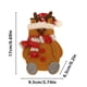 thumbnail image 3 of ¡Compra Ya y Ahorra Más!, Juego de cubiertos decorativos navideños, Papá Noel, muñeco de nieve, reno, cuchillo y tenedor, bolsa para cubiertos Akmoler, 3 of 9
