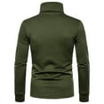 thumbnail image 3 of LYXSSBYX Men's Performance Long Sleeve Shirt Moisture Wicking Crew T-Shirt Turtleneck Solid Colour Stretch Slim Fit Bottoming Top Blouse, 3 of 6