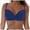 Blue-A, variant on Bikini Tops for Women Only Underwire Swim Top V Neck Adjustable Straps Bathing Suit Tops Black,XL