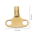 thumbnail image 2 of Pure Copper Chest for Tools Box Faucet Wrench Radiator Key Universal Vent Metal, 2 of 6