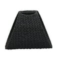 thumbnail image 7 of Household Essentials Oval Magazine Rack, Black Paper Rope, 7 of 7