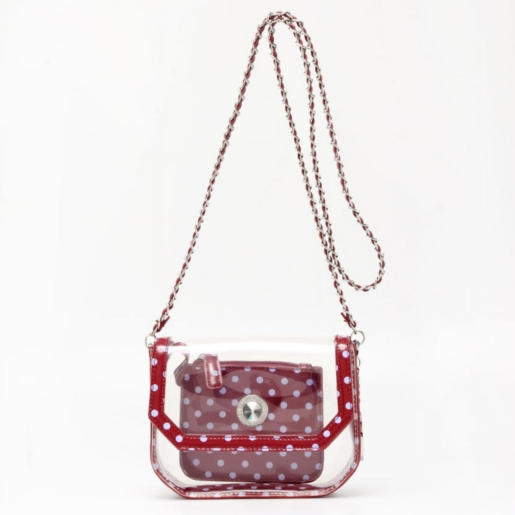 Morning Lavender Lisa Clear Crossbody Bag