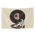 thumbnail image 6 of Yayeee Tapestry Wall Hanging for Bedroom 60" x 51" Living Room Home Wall Art Decor, Space Record, 6 of 7