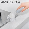 thumbnail image 2 of Agiferg The Hand-held Squeezing Liquid Adding Cleaning Brush Has Comfortable Grip Strength And Flexible Hard Bristles. It Is Suitable For Kitchen Pan And Bowl Brushin, 2 of 9