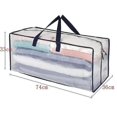 thumbnail image 2 of Oversized Mobile Bag with Zipper & Handle Heavy Storage Bag Moving Box Storage Bag for Dormitory Necessity, 2 of 5