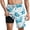 Multicolor, variant on Mens Swim Trunks with Compression Liner 2 in 1 Quick Dry Hawaiian Print Swimming Shorts Lightweight Drawstring Beach Board Shorts