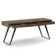 thumbnail image 4 of Simpli Home Lowry Large Desk in Stained Rustic Natural Aged Brown, 4 of 11