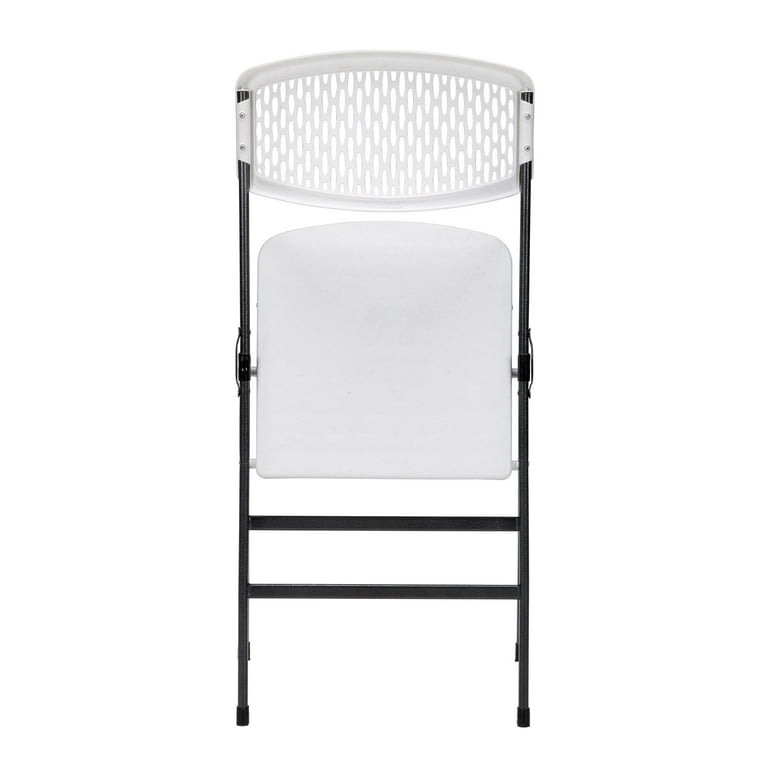 Cosco Mesh Resin Folding Chair 4 Pack White