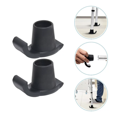 thumbnail image 3 of 4Pack Walker Ski Glides, Universal Fit Walker Feet Replacement, Walker Ski Glider non-slip plastic accessories, Black, 3 of 7