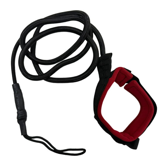 GARENDE Surfboard Leash Rope Coiled for Shortboard All Types of Surfboards Longboard red