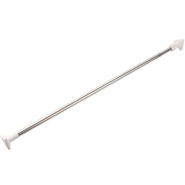 Tringle à Rideau Adhésive Rétractable pour Douche, Tension, Métal, Extensible, Tringles de Compression Sans Perçage, Murale, Fenêtre, pour Rideaux, Ajustable, Sans Perçage, Acier Inoxydable