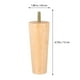 thumbnail image 4 of 4 patas de mesa de madera maciza para muebles, resistentes y cónicas., 4 of 6