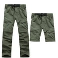 thumbnail image 1 of Cargo Pants For Men Clearance Detachable Men‘s Pants Fashion Color Contrast Hiking Pants Men Plus Size Sweatpants For Men, 1 of 6
