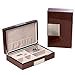 thumbnail image 3 of Bey-Berk International BB597BRW Lacquered Natural Walnut Wood Valet Box, 3 of 3