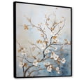 thumbnail image 2 of Designart "Dreamy White Dogwood Blossom V" Dogwood Floater Framed Canvas Wall Art, 2 of 5