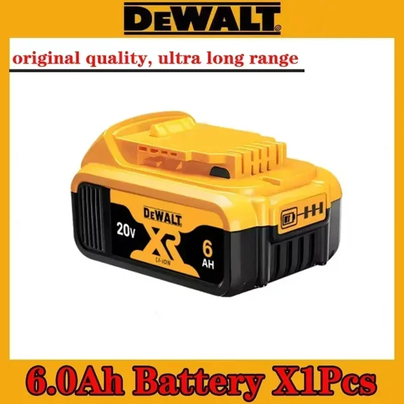DeWalt Genuine Replacement Battery, Power Tool Battery, DCD887, DCD805, DCF860, Dcd796, DCG406, DCF880, DCF512, DCD805, 20V, 6Ah, 5Ah, 2Ah