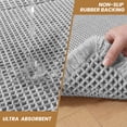 thumbnail image 4 of JIATER Waffle Bathroom Rugs Non-Slip Washable Bath Mat Super Absorbent Quick Dry, 4 of 9