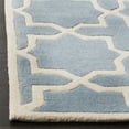 thumbnail image 3 of SAFAVIEH Chatham Giovanni Geometric Wool Runner Rug, Blue/Ivory, 2'3" x 7', 3 of 8