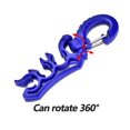 thumbnail image 2 of Keep Diving Diving Underwater Plastic Double BCD Hose Holder with Clip Buckle Hook (Blue), 2 of 4