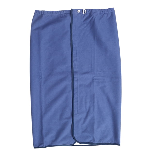 Falda de orina de algodón, almohadilla para pañales portátil para adultos y niños mayores, botón azul oscuro, tipo M