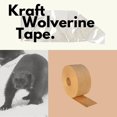 thumbnail image 4 of MMBM Gummed Tape 2.75 Inch x 450' Reinforced Kraft Fiberglass Shipping Carton Sealing, 10 Rolls, 4 of 6