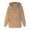 Khaki, variant on Pntutb Coats for Women,Womens Cotton-Padded Fleece Mid-Length Detachable Hood Collar Warm Fleece Coat