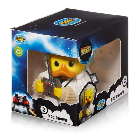 TUBBZ Boxed Edition: Back to the Future - Doc Brown Cosplaying Rubber Duck Vinyl Figure