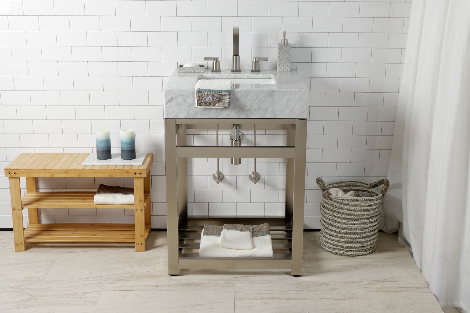 Kingston Brass Vessel Sink Plumbing Kit - Complete Chrome Trim With P-Trap For Bathroom Installation