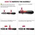 thumbnail image 5 of Revlon All-In-One 1" and 1-1/2" Ceramic Style Hot Air Brush, Black, 5 of 7
