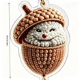 thumbnail image 2 of DIY Acrylic 2D Pearl Painting Christmas Ornament Kit for One Hanging Decoration, Sparkling Holiday Craft Project for Christmas Tree or Window Display and Handmade Gift Making, Style F, 2 of 7