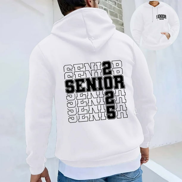 WILLBEST Sudaderas En Pareja para Hombre, Sudadera con Capucha Estampada con Temática De Temporada De Graduación, Tendencia Informal, Sudadera Cómoda y Holgada XGrande