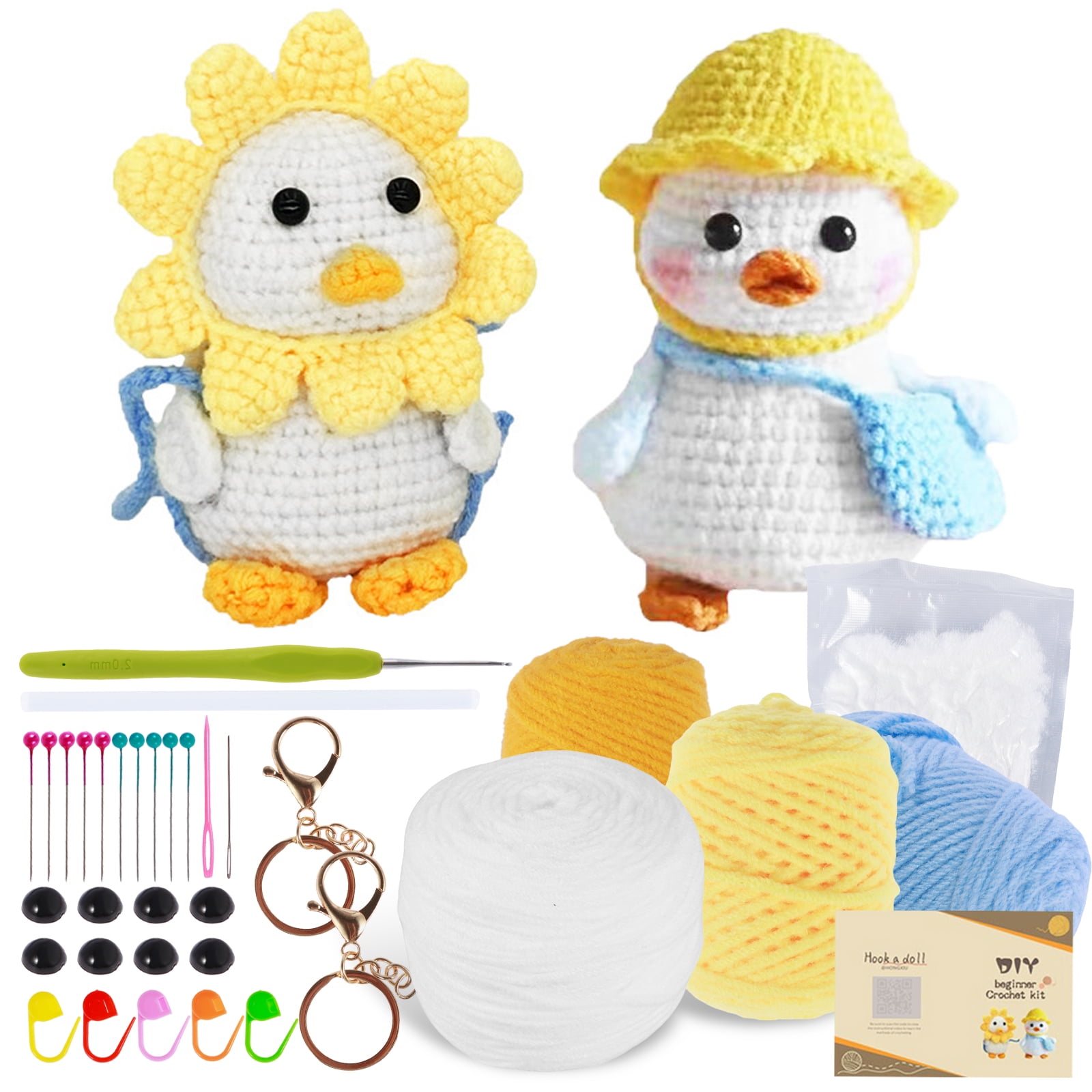 Kit De Crochet Pour Débutants - Pour Adultes Et Enfants