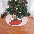 thumbnail image 2 of FMSHPON Cute Christmas Stocking Corgi Xmas Christmas Tree Skirt Stand Mat for Holiday Party Decoration Indoor Outdoor 48 inches, 2 of 3