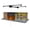 3 x 6 - Black, variant on Overhead Garage Storage Rack 3x6 ft for High Ceilings 10-12 ft, 370lbs Capacity All-Steel Construction with Safety Lock in White Carbon Steel, Black