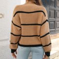 thumbnail image 6 of Aoochasliy Womens Sweaters Clearance Pullover Cardigan Solid Color Long Sleeve Turtleneck Ruched Blouse Tops, 6 of 6